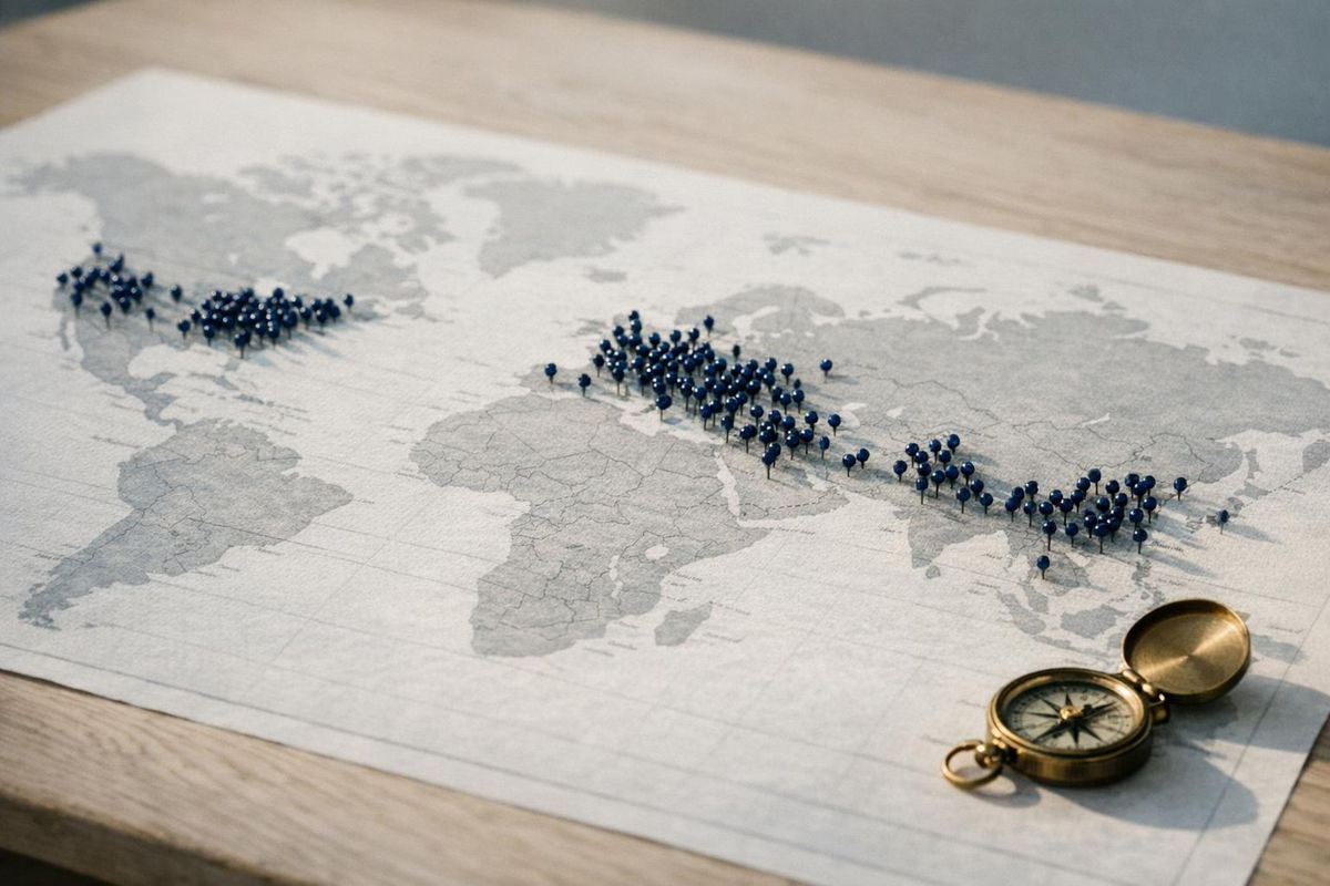 Interactive world map of swimming-education development (SDI)